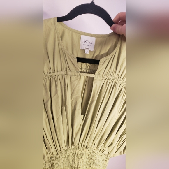 MISA Los Angeles Marianna dress green - Picture 4 of 11